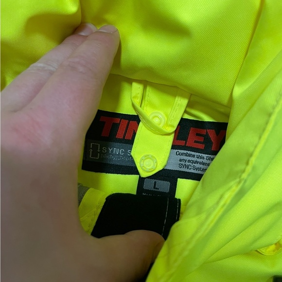 High-Visibility Yellow and Black Jacket - Picture 8 of 8